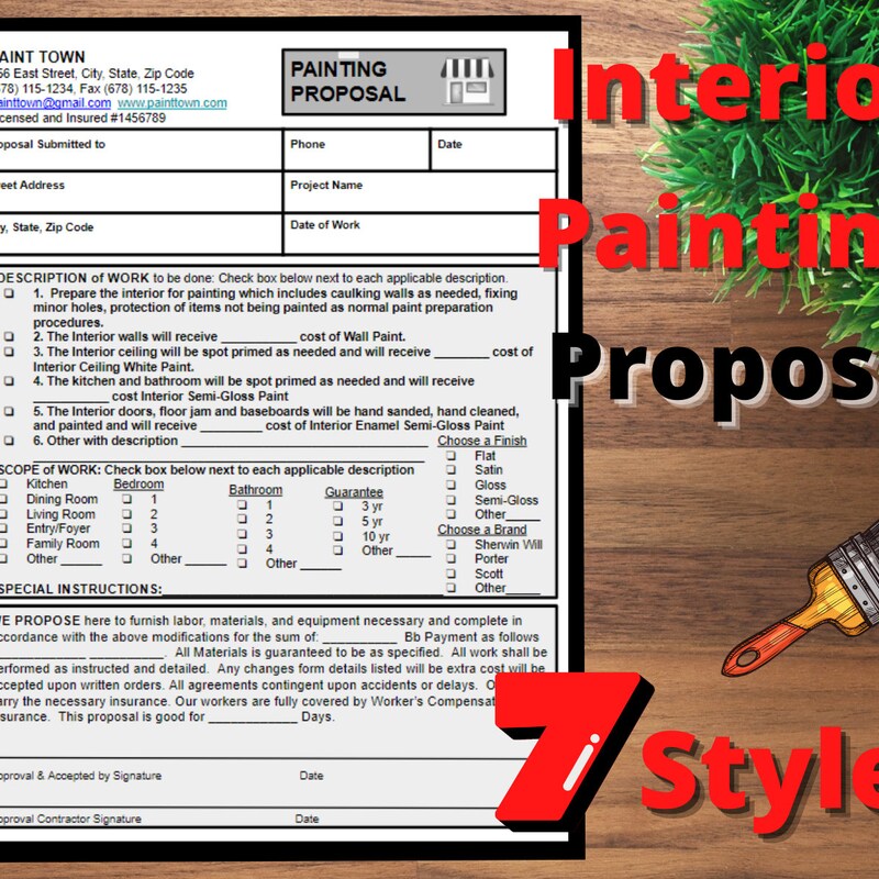 Interior Design Estimate Excel Template - Etsy