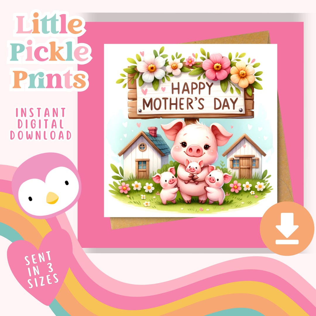 3 X PDF Bundle L Printable Birthday Card L Greeting Card L Digital ...