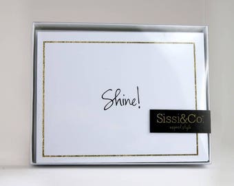 Shine! Note Card & Envelopes Set