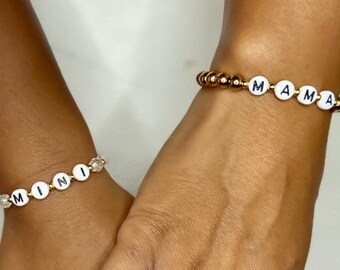 mommy and me personalized bracelets