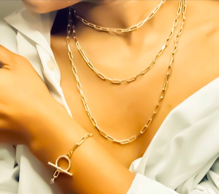 Gold Choker Gold Chain Choker - Etsy 