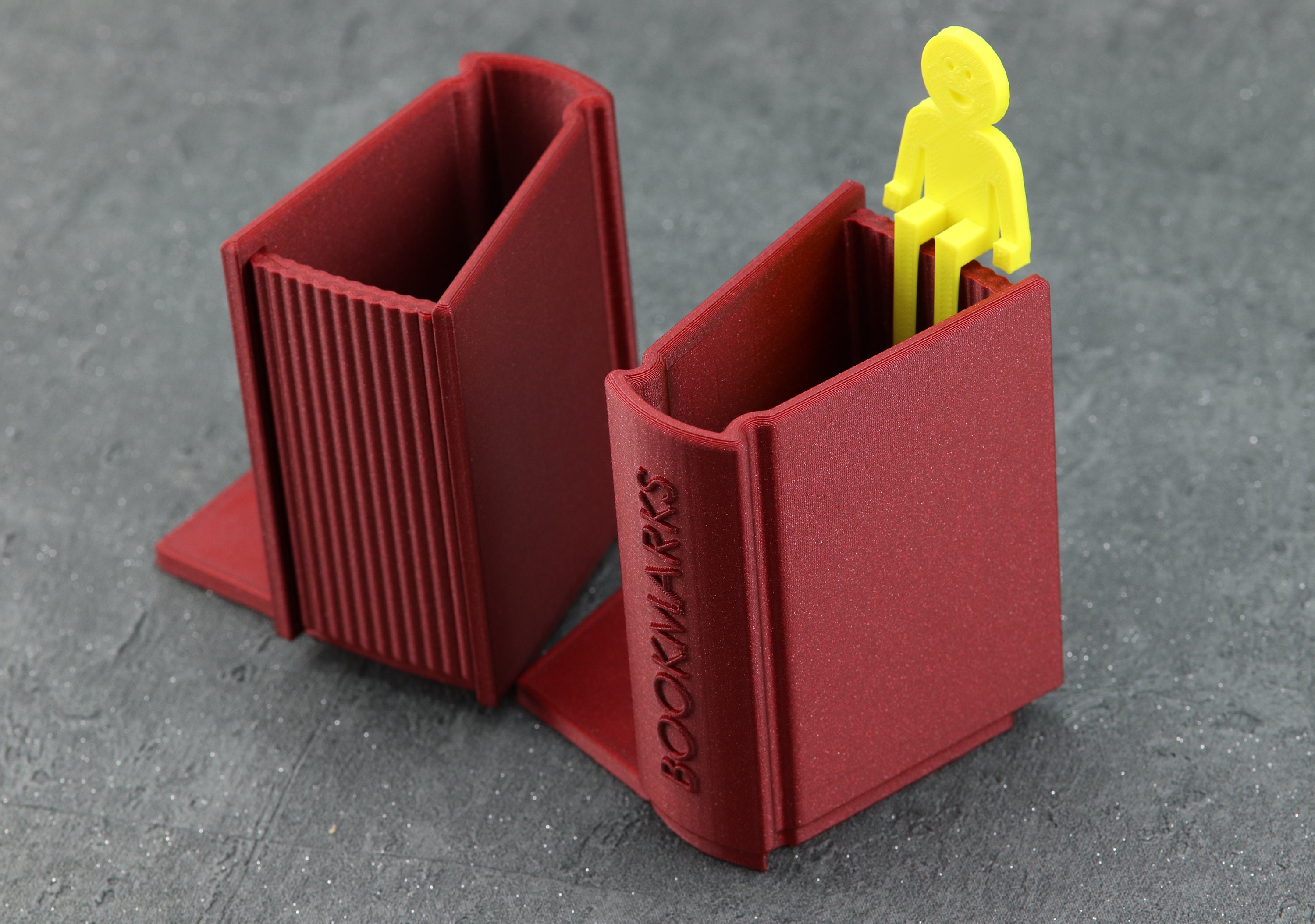 3D Printed Bookmark Premium Bookends, Plastic Book Stands, Bookmarks  Holder, Bookmark Holder Bookend, Pen Holder Bookend, Fancy Bookend 