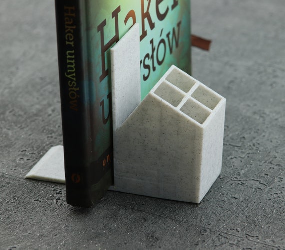 3D Printed Bookmark Premium Bookends, Plastic Book Stands, Bookmarks  Holder, Bookmark Holder Bookend, Pen Holder Bookend, Fancy Bookend 