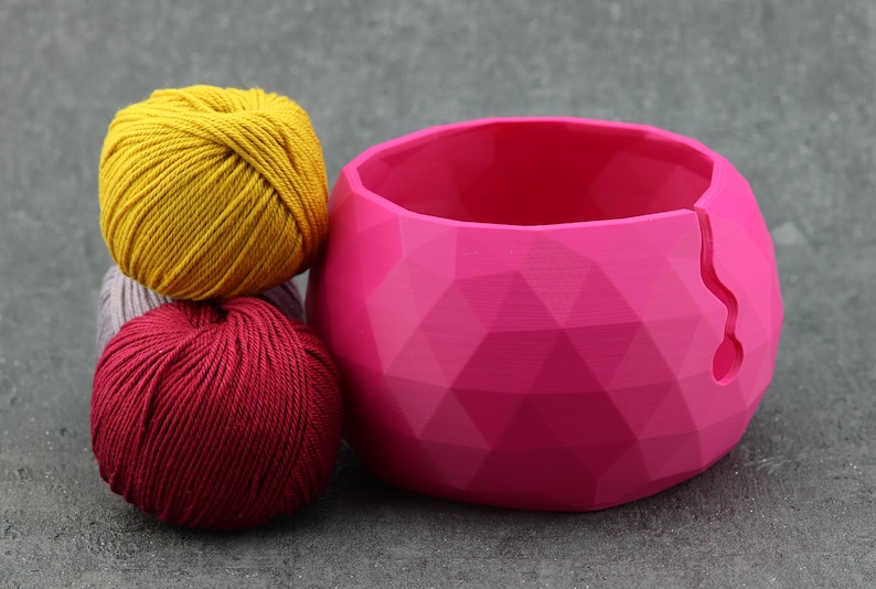 3D Printed Premium Yarn Bowl Medium Size Bowl Yarn Storage Etsy UK