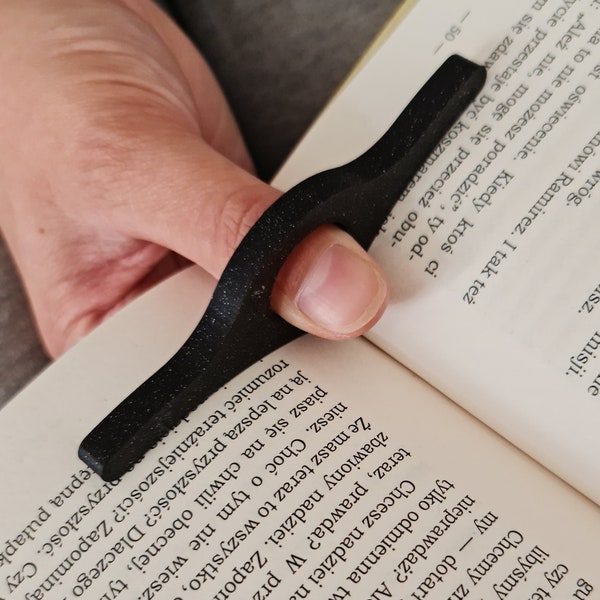 book page holder, 3D printed page holder, page holder, mobile page holder, unique gift  idea, book reader gift, book worm