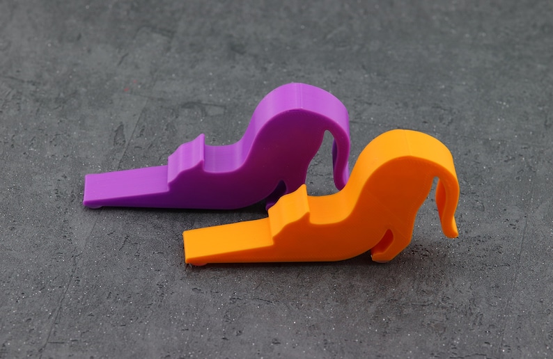 3D Printed Cat Door Stop: Stretching Cat Figure image 2
