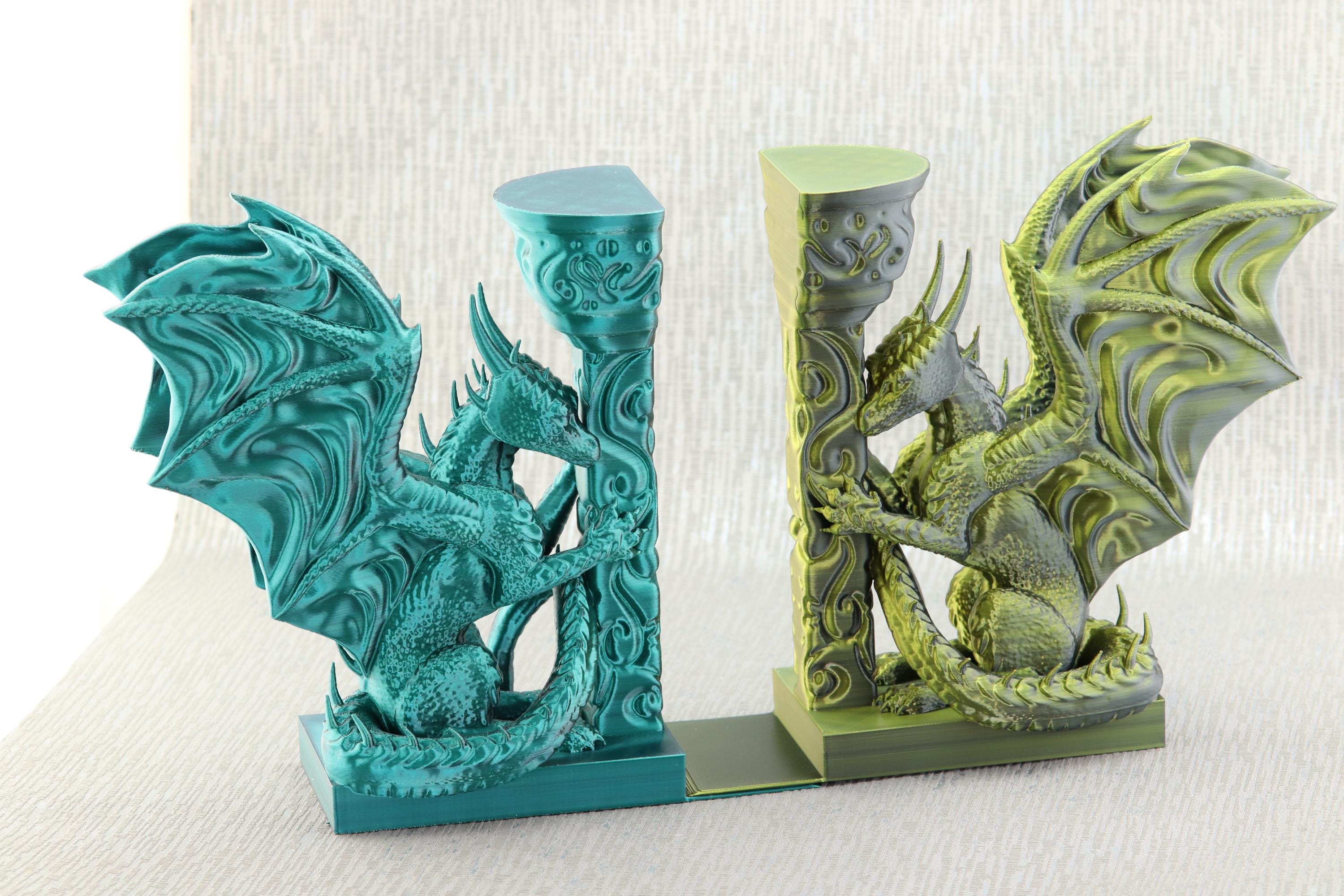 Fermalibri A Forma Di Drago 3D – Statua Fantasy Per Libreria, Regalo Per Collezionisti E Lettori
