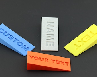 Custom Name Door Stop: 3D Printed Personalized Door Holder