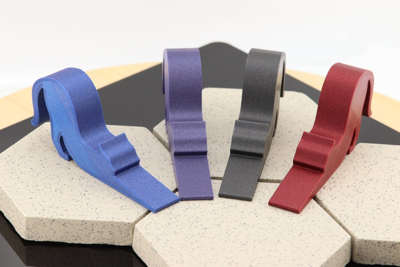 3D Printed Cat Door Stop: Stretching Cat Figure image 5