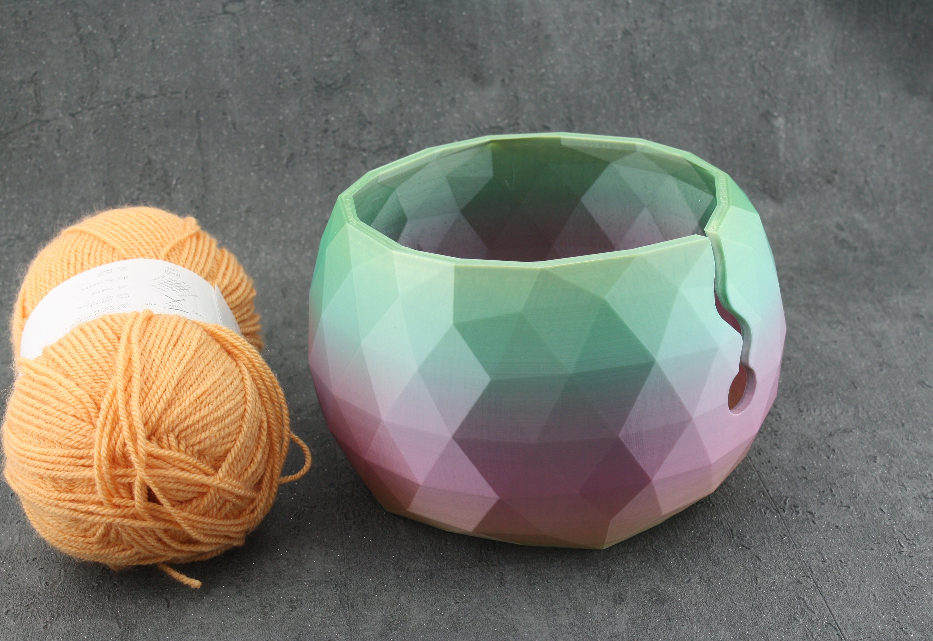 3D printed premium yarn bowl very large bowl yarn storage Etsy