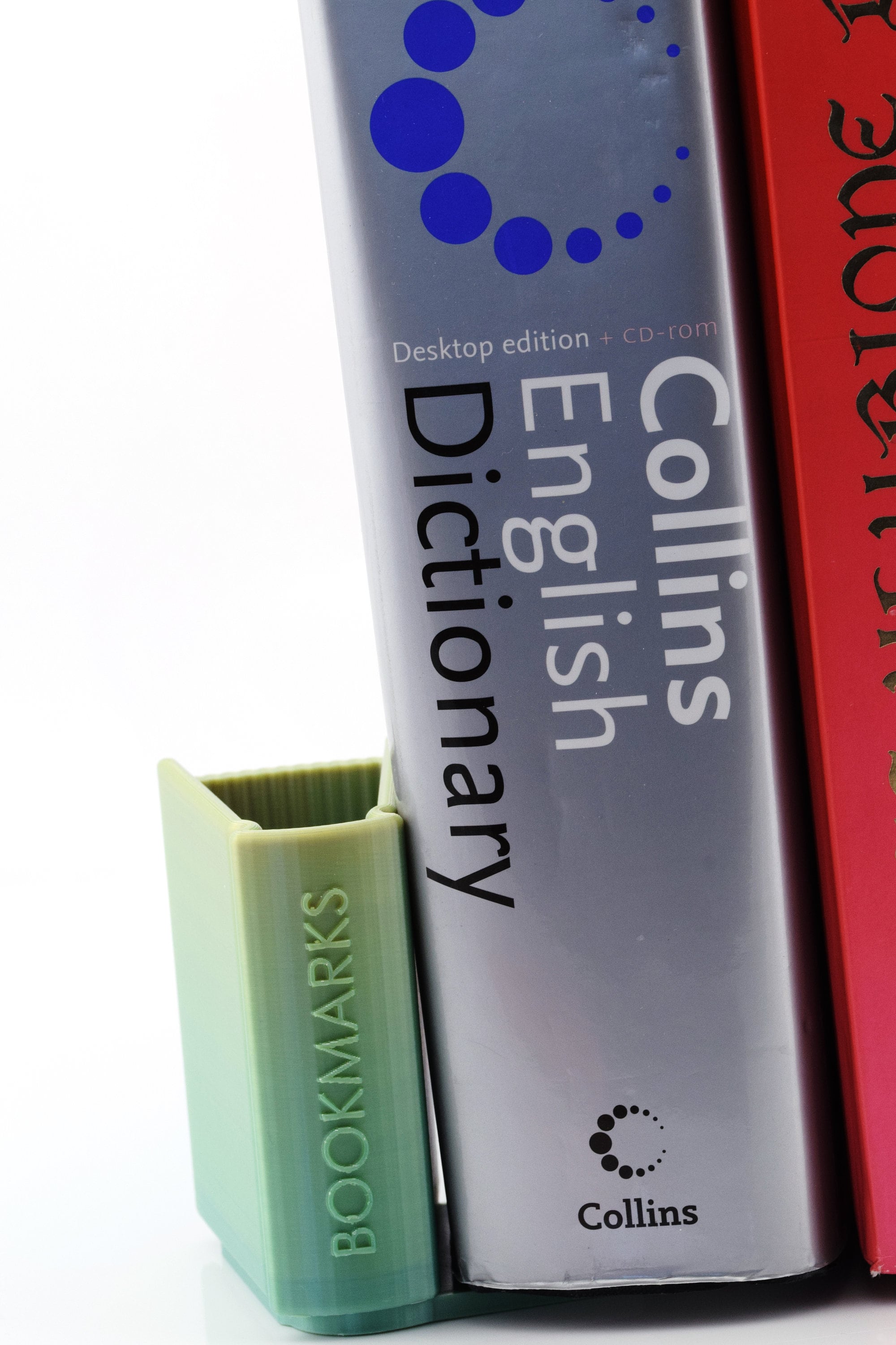 3D Printed Bookmark Premium Bookends, Plastic Book Stands