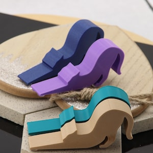 3D Printed Cat Door Stop: Stretching Cat Figure image 8