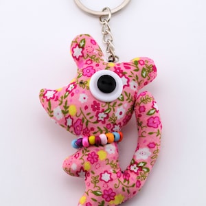 Animal plush keychain, keyring rag doll, novelty button doll, stuffed plush, bag charm, mince keyring, stuffed mouse keyring, mouse keychain