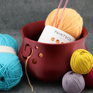 3D gedruckte Premium Garnschale, sehr große Schale, Garnaufbewahrung, 20cm breite Schale, Marmoreffekt, sehr hochwertig, Strickschale, Häkelschale