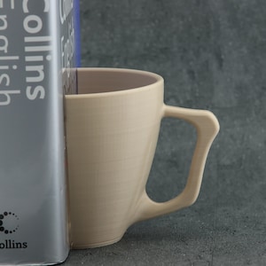 3D printed coffee mug bookend, plastic book stands, tea cup book holder, tea cup bookend, coffee cup bookend, fancy bookend, new house gift