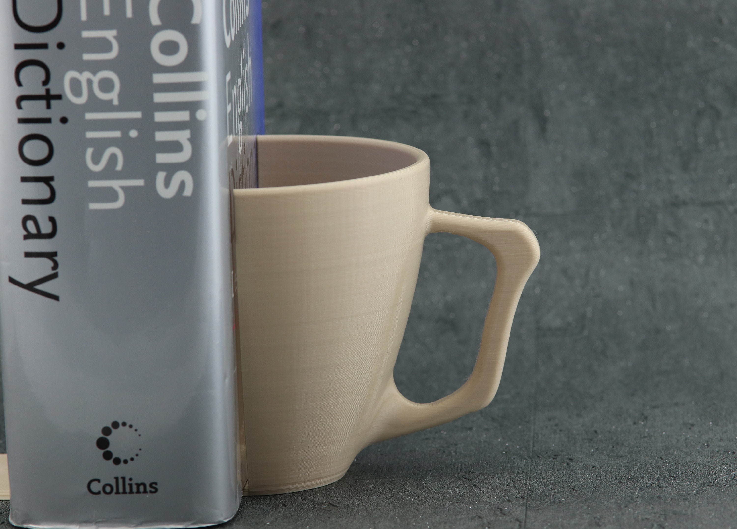 3D Printed Coffee Mug Bookend Plastic Book Stands Tea Cup Etsy UK