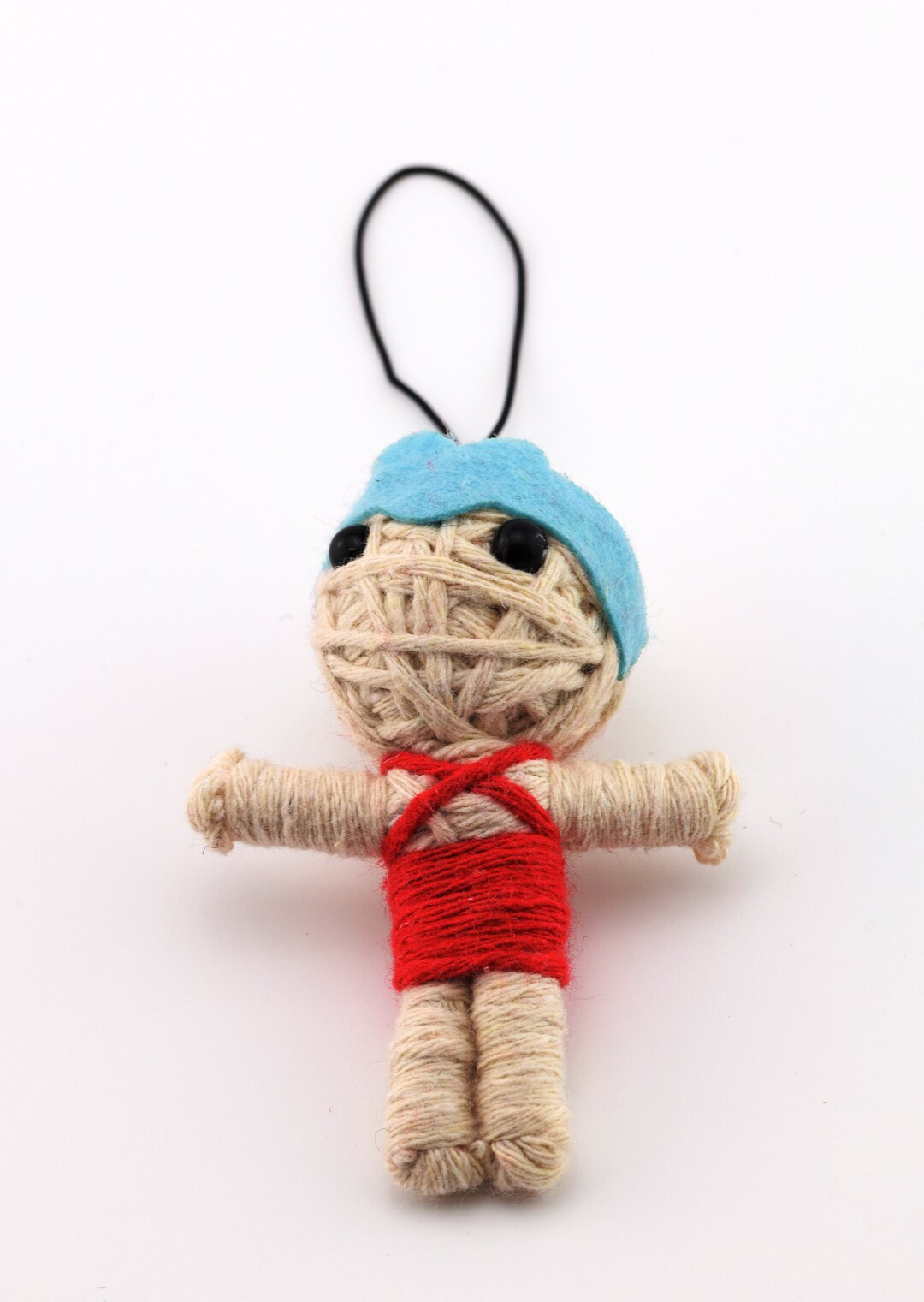 Voodoo Keychain Keyring Button Rag Doll Novelty Doll Etsy UK