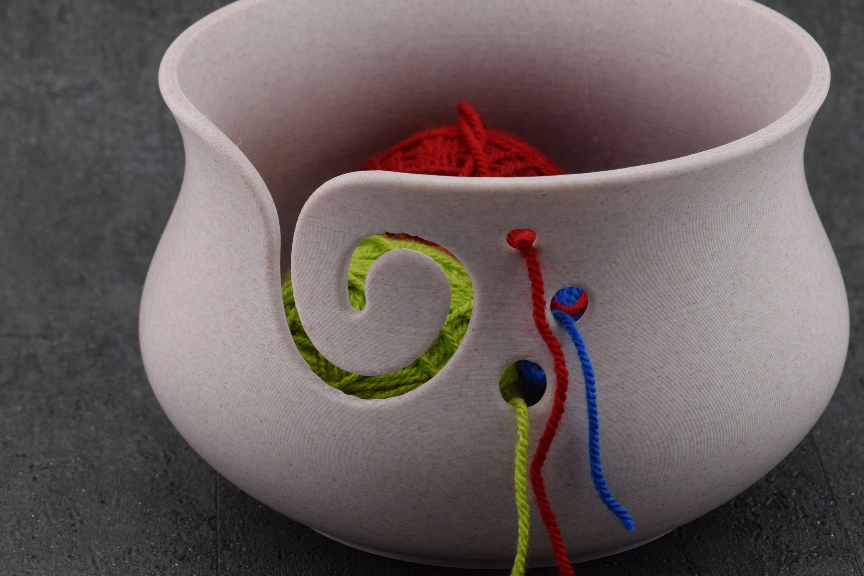 3D printed premium yarn bowl very large bowl yarn storage Etsy