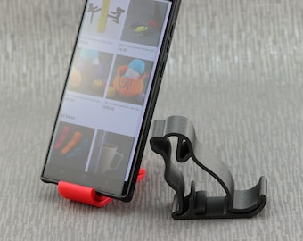 3D Printed Dog Phone Holder: Mobile Phone Stand