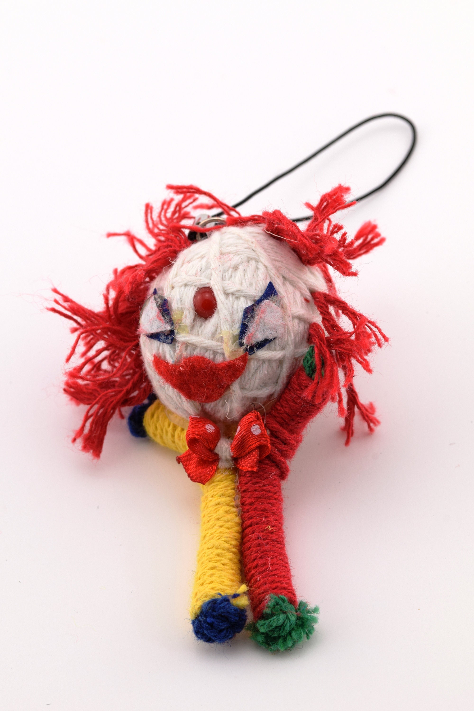 Voodoo keychain keyring button rag doll novelty doll Etsy