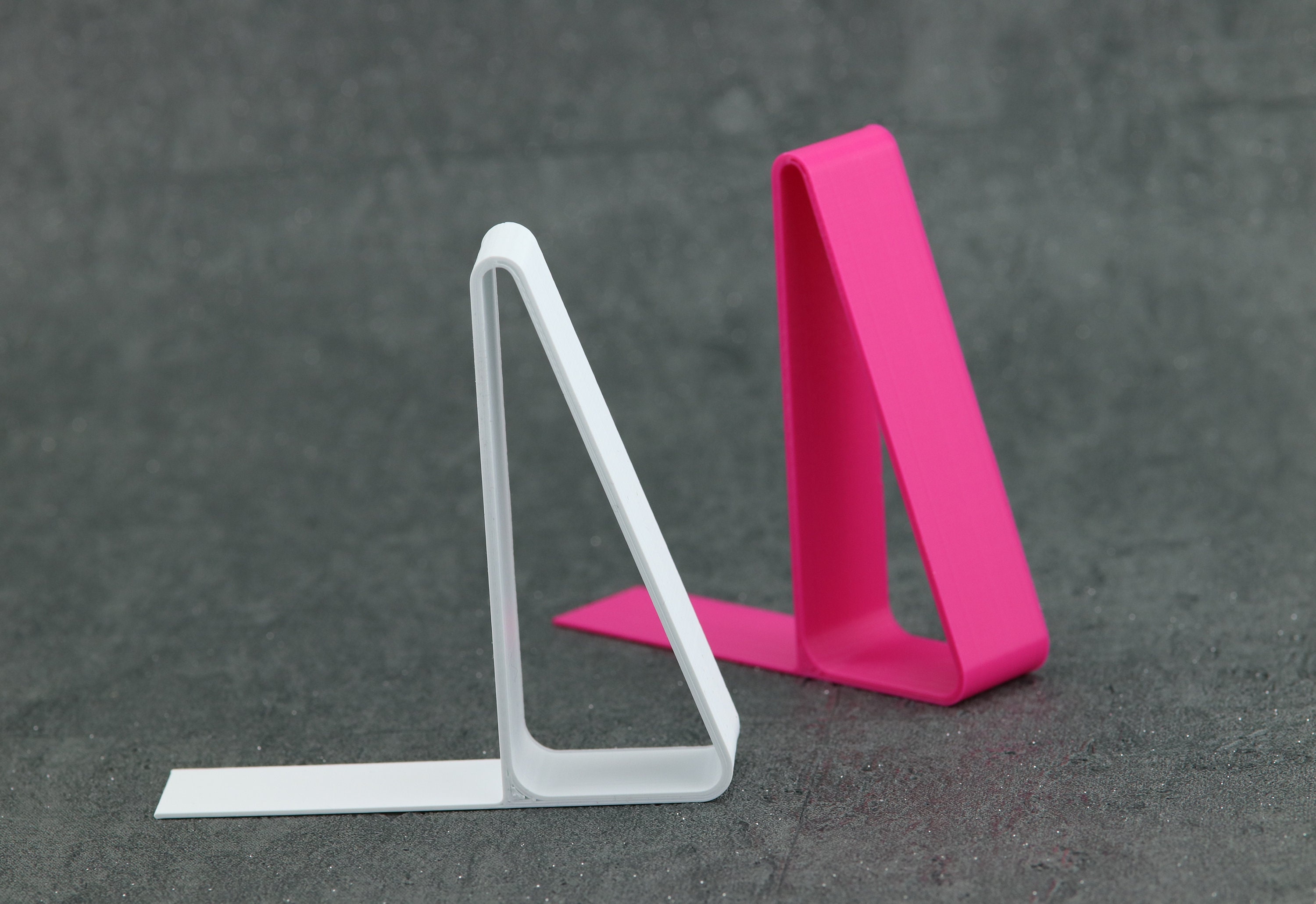 3D Printed Simple Design Bookend Plastic Book Stand Triangle Etsy UK
