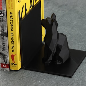 3D printed cat bookends, plastic book stands, book holder, cartoon character bookend, cat bookend, cat gadget, cat lover gift