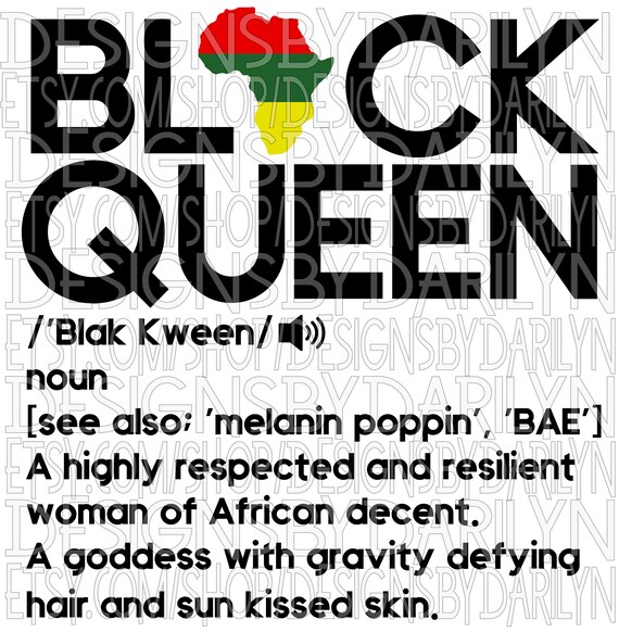 Download Black King And Queen Definition Black Queen Black King Etsy
