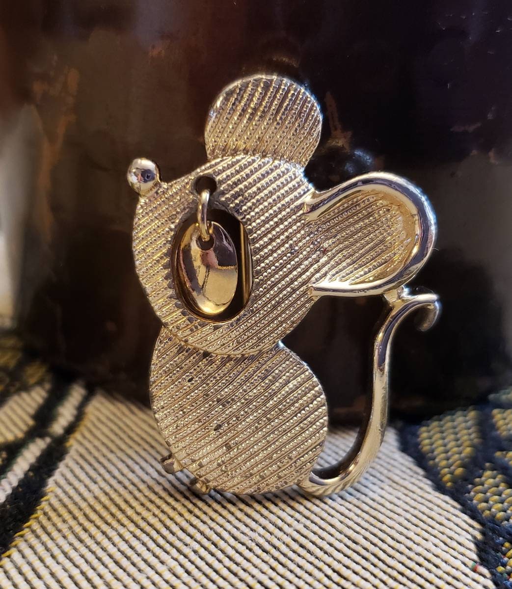 Sarah Coventry ブローチ CEYLON 70's アメリカ Sarah Coventry Mid Century Modern Brooch/gold Tone Mid
