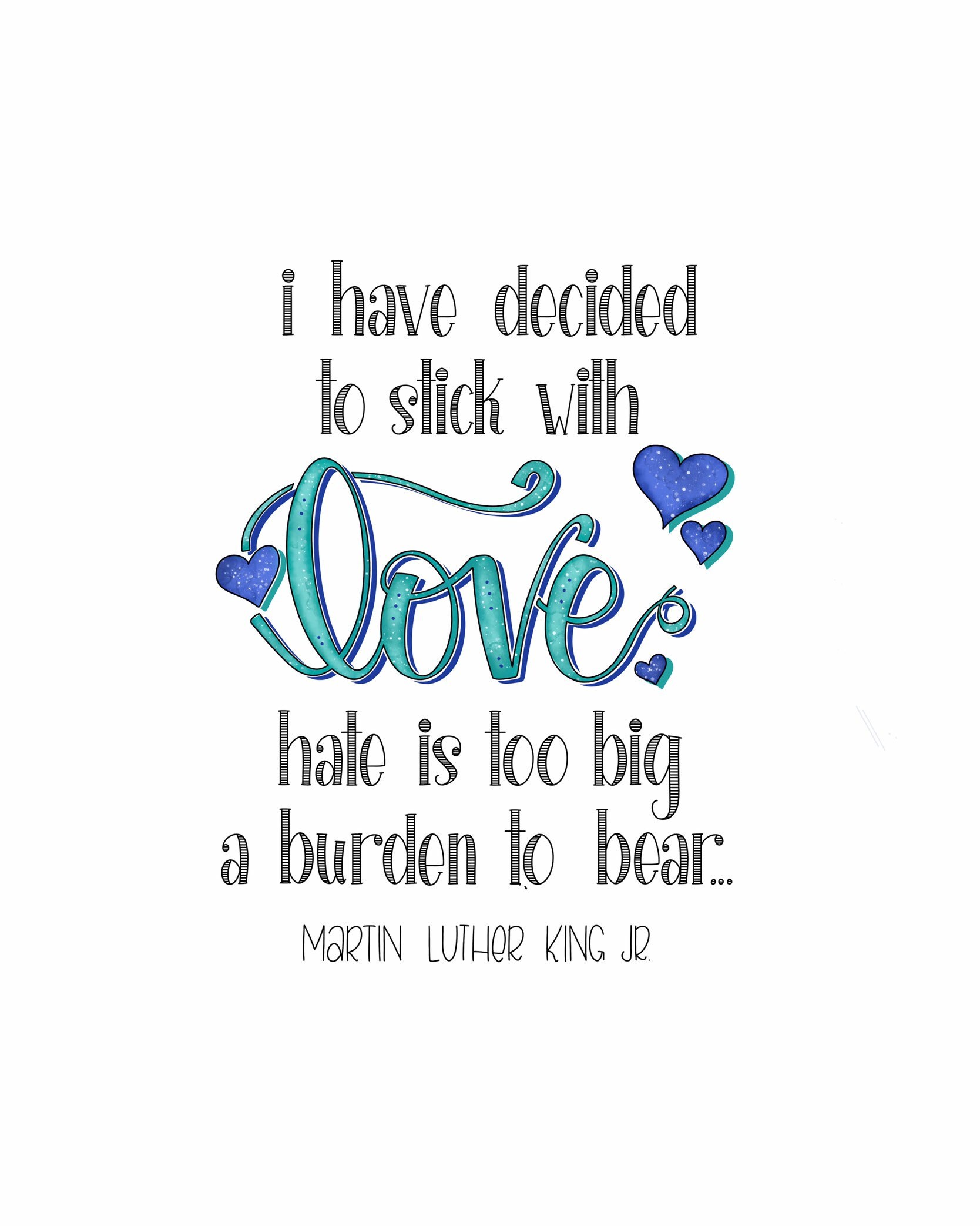 Stick with Love Print Stick With Love Wall Decor Martin Etsy