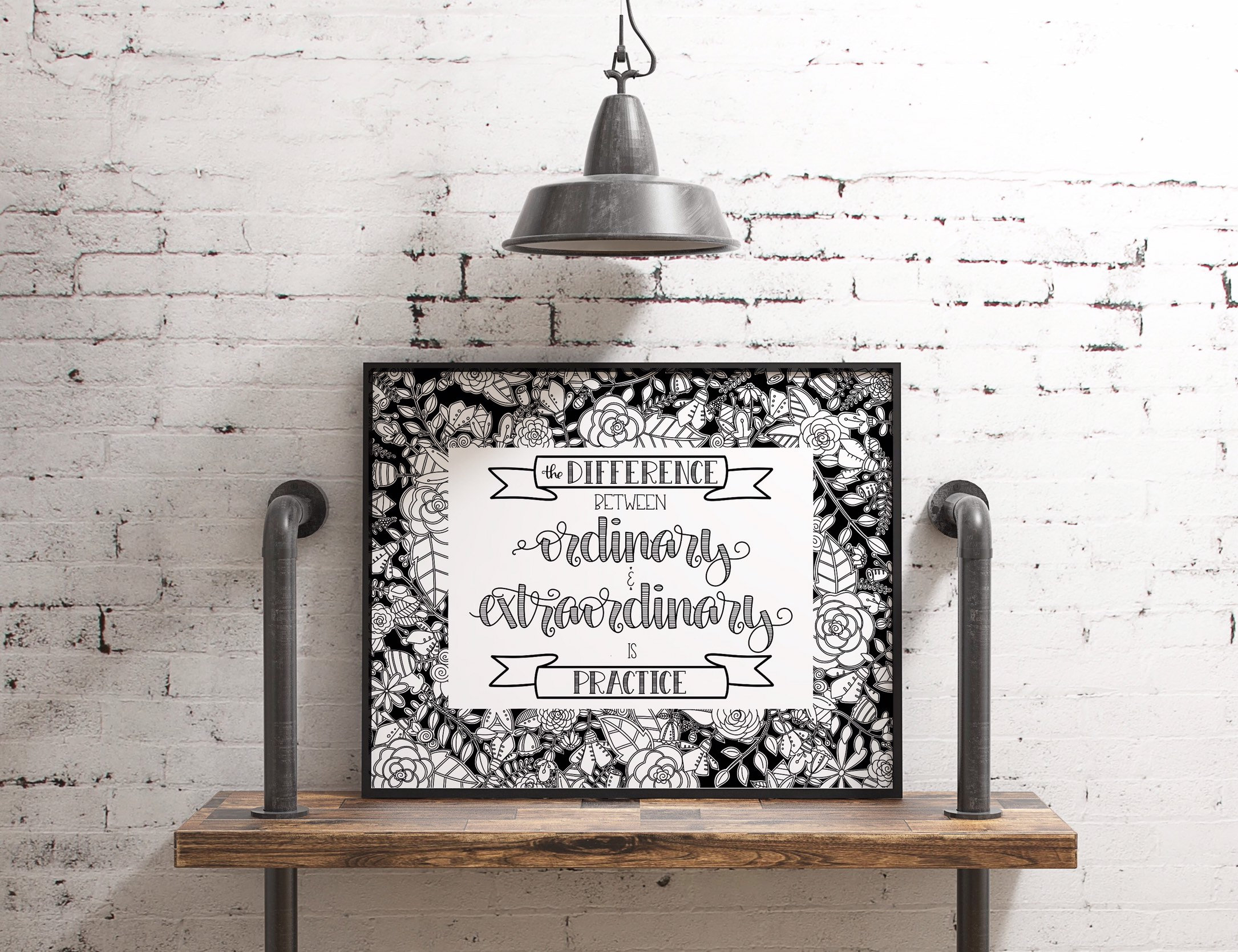 Practice Word Art, Extraordinary Print, the Difference Between Ordinary