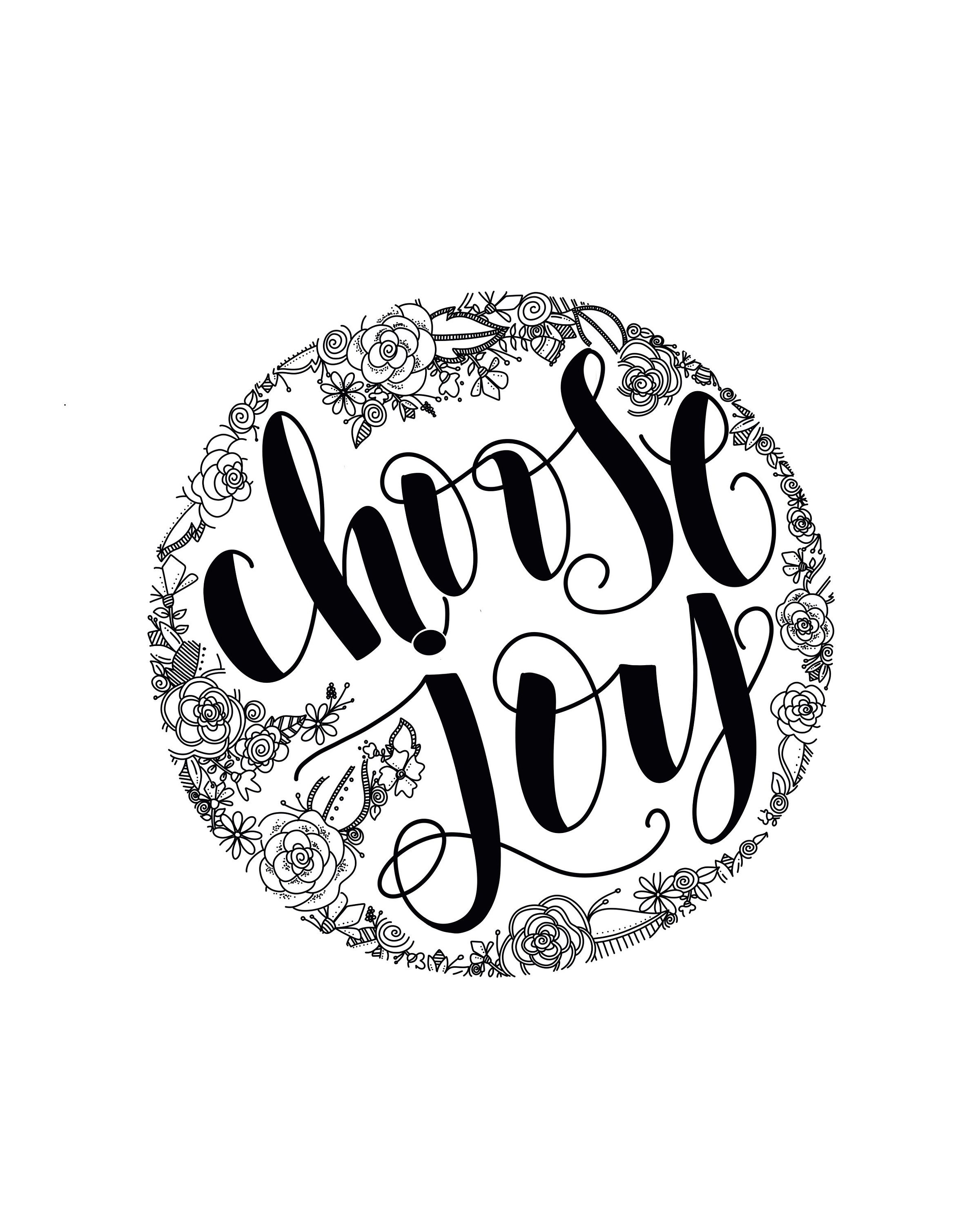 Choose Joy Print Choose Joy Word Art Choose Joy Wall Decor Etsy