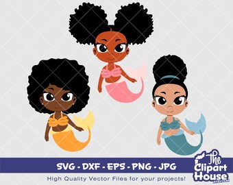 Download Black Mermaid Svg Etsy