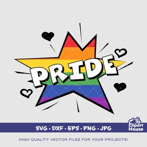 Pride Star, pride svg, gay svg, lesbian svg, lgbt svg, pride svg, love is love svg, love more svg