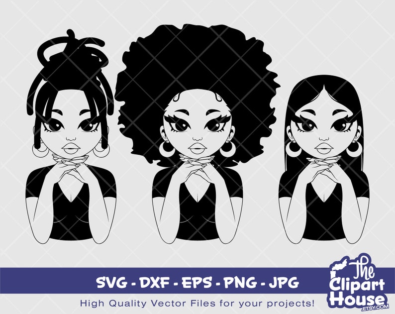 Download Clip Art Art Collectibles Dxf Black Woman Svg Afro Woman Instant Download Peekaboo Woman Silhouette Digital Svg Eps Png Jpg African American Svg