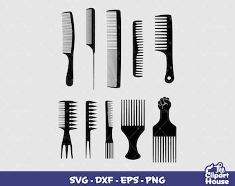 Haar‑Zwirnkamm‑Set Mit Breiten Zähnen – Ideal Für Lockiges & Afrikanisches Haar, DIY‑Frisuren