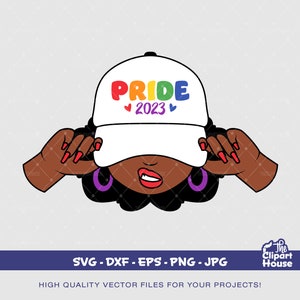 Czapka z dumą LGBTQ Smirk, duma svg, gej svg, lesbijka svg, lgbt svg, duma svg, miłość to miłość svg
