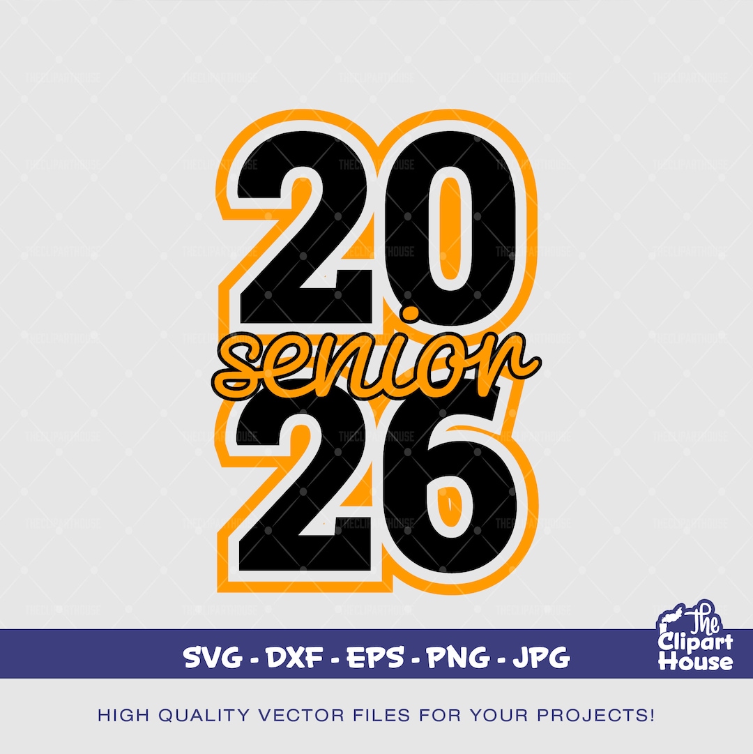 2026 Senior Graduation Svg Senior 2026 Graduation Hat Svg Etsy