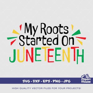 My Roots Started On Juneteenth, african american svg, juneteenth, black history svg, 1865, black history month