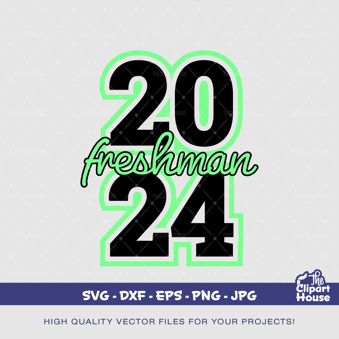 2024 Freshman, Freshman Svg, Freshman 2024, Graduation Hat Svg