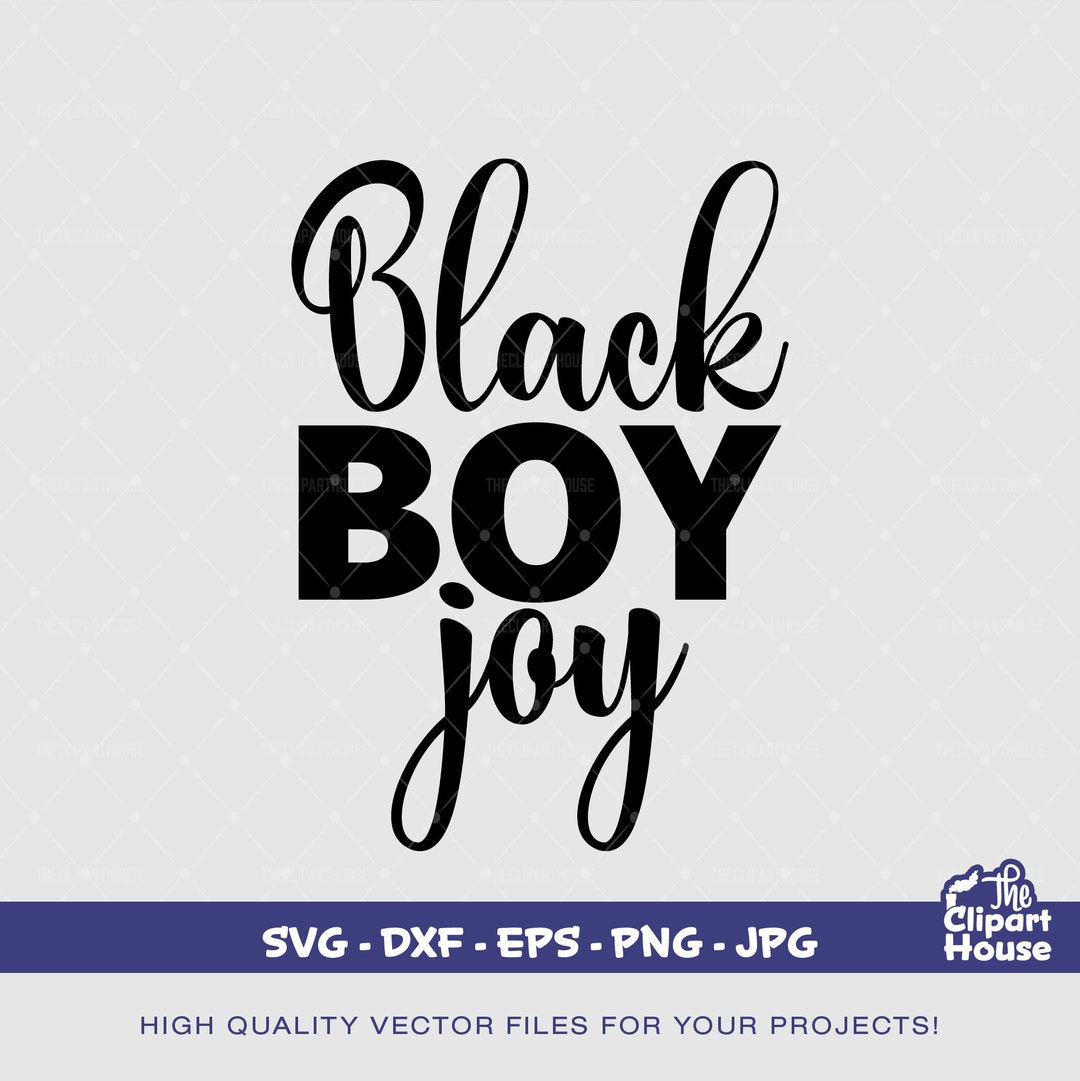 Black Boy Joy African American Svg Black Kid Svg Afro Child Etsy