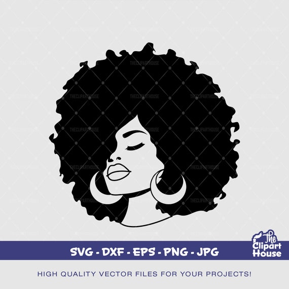 Big Afro Woman Silhouette, African American Svg, Black Woman Svg, Afro Girl  Svg, Black Girl Magic Svg, Black Queen Svg - Etsy Israel
