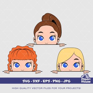 Girl Peeking, face svg, sublimation transfer, girl mom svg, girl dad svg, planner stickers