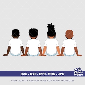 友情の男性、アフリカ系アメリカ人 svg、黒人男性 svg、アフロ男性 svg、友人グループ svg、兄弟愛 svg