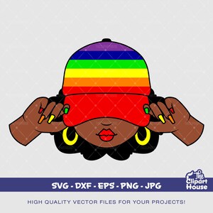 Czapka LGBTQ dla kobiet, duma svg, gej svg, lesbijka svg, lgbt svg, duma svg, miłość to miłość svg