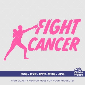 Fight Cancer Woman, kankeronderzoek svg, kanker lint svg, kanker bewustzijn svg, zwarte vrouw svg, afro vrouw svg