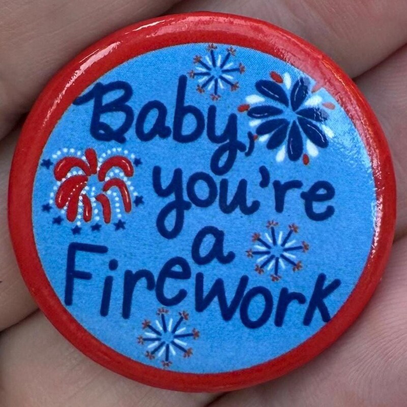 Fireworks Pin - Etsy