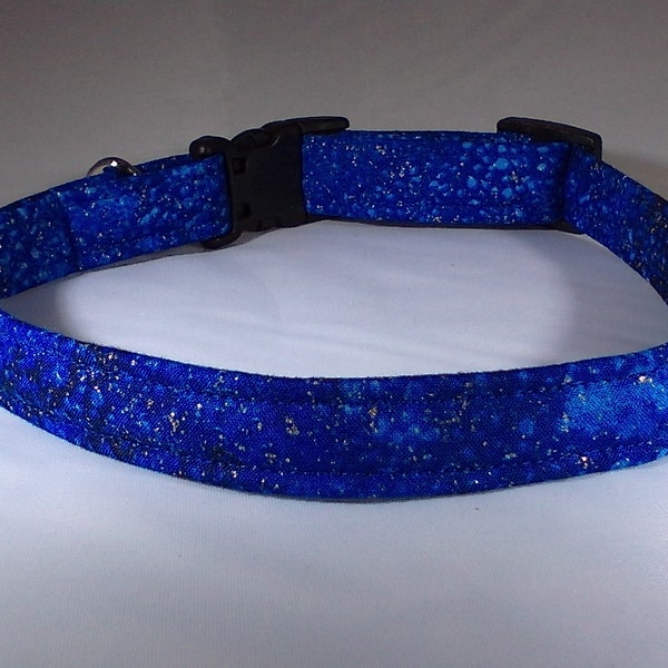 Dog Collar - Blue Glitter