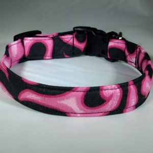 Dog Collar - Pink Flames