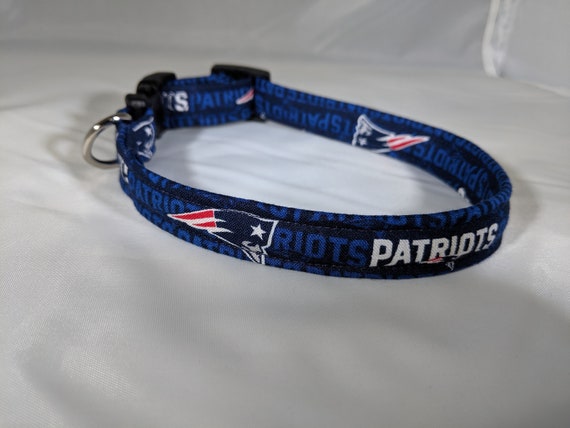 new england patriots dog collars