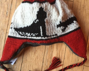 Sled Dogs Knit Hat - Custom